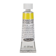 Schmincke Horadam Gouache Artist Guaj Boya 15 Ml Seri 4 222 Vanadium Yellow Çok Renkli