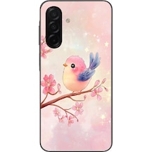 Samsung Galaxy A26 Uyumlu Dalda Ki Kuş Baskılı Silikon Kılıf Renkli