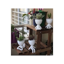 Dekoratif Insansı Saksı 4'lü Set Pinterest