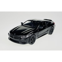 Kinsmart Bmw M8 Competition Coupe 1:38 Siyah Çek Bırak Model Araba