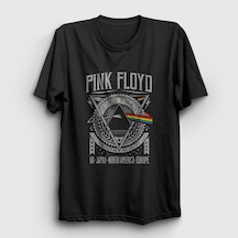 Presmono Unisex Tour Pink Floyd T-shirt Siyah