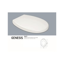 Nkp Genesis Yavaş Kapanan Klozet Kapağı 0401 Beyaz