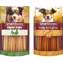 Smartbones 2 Çeşit Karma Stick Köpek Ödülü 5 Li 100 Gr. X 2 Adet