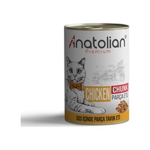 Anatolian Premium Tavuklu Yetişkin Kedi Konserve 12 x 400 G