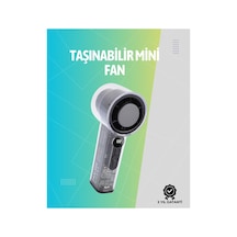 Mini El Fanı 3000mah Pil Type-c Şarj Girişi Kompakt Ve Hafif Tasarım - Hs08379743-3644 Renkli