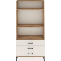 Arges Dolap 3 Raflı 3 Çekmeceli 88x30x182 Çam-aytaşı Atlas Çam