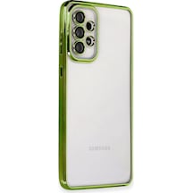 Newface Samsung Uyumlu Galaxy A33 5g Kılıf Razer Lensli Silikon - Yeşil Yeşil