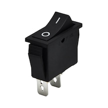 Tekli Dar Işıksız Off- On Anahtar Yaylı Siyah 2 Pinli Dar Işıksız Yaylı Switch 5 Adet