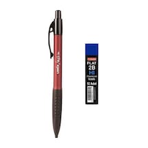 Umix Versatil Kalem Sınav/eskiz Bordo U1304 1.8 Mm + Mikro Kalem Ucu 2b 1.8 Mm