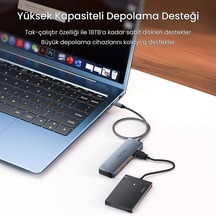 Lexroo 4 Portlu 10gbps Type-c To 2 Usb-a 2 Type-c Usb 3.2 Gen2 Usb Çoklayıcı Dönüştürücü Hub