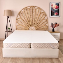 Soft Minik Kapitoneli Tek Kişilik Sıvı Geçirmez Lastikli Alez - Beyaz - 100x200 Cm Renkli