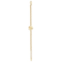 Gold 14k Altın Kaplamalı Jewelry Yoncalı Bileklik Altın