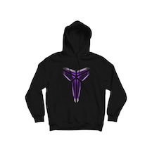 Kobe Bryant Baskılı Kapşonlu Sweatshirt Siyah