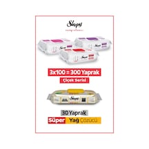 Sleepy Easy Clean Çiçek Serisi, Süper Yağ Çözücü Yüzey Temizlik Havlusu Diğer