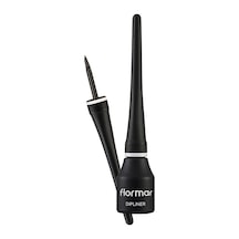 Flormar Yoğun Pigmentli Ve Kremsi Dokulu Yarı Mat Dipliner - 000 Black - 6 Adet Tarı