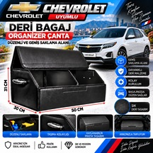 Chevrolet Cruze Uyumlu Oto Bagaj Organizeri Deri Bagaj Kutu Çanta 1
