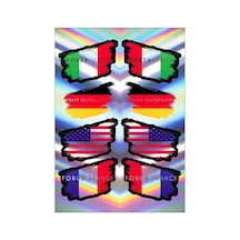 A5 Hologram Sticker 091 Tek Paket Çoklu Sticker Standart