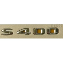 Mercedes Uyumlu Yazı S 400 Krom