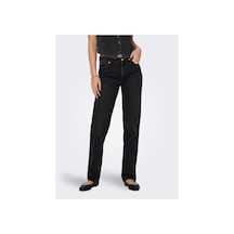 Only Onljacı Mw Straıght Bl Dnm Cro Kadın Siyah Jean - 15301779 Siyah