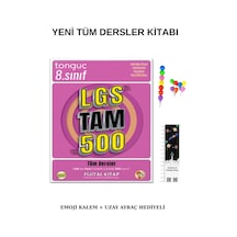 Tonguç Lgs Tam 500 Soru Bankası Yeni Ürün Emoji Kalem + Uzay Ayraç Hediyeli