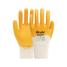 Beybi Kn250 Sarı Beyaz İşçi Eldiveni Sarı - Beyaz Standart Çok Renkli