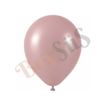 Toz Pembe Renk Lateks Retro Balon 60 Cm - 1 Adet