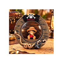 One Piece Monkey D. Luffy Varil Tasarımlı Led Işıklı Biblo & Gece Lambası Luffy Luffy