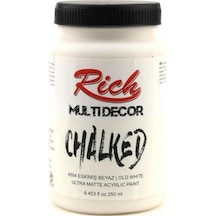 Rich Multi Decor Chalked Akrilik Boya 250 Cc. 4504 Eskimiş Beyaz