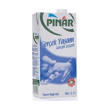 Pınar Yarım Yağlı Süt 12 x 1 L