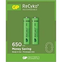 GP Recyko 63C092 AAA 650mAh Şarjlı İnce Pil 2'li Paket
