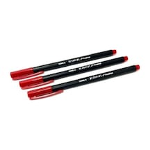 Hexaplus Fiber Uçlu Finelıner Kırmızı Kalem