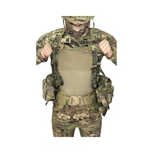 Çeçen Yeleği Silah Kılıflı Multicam