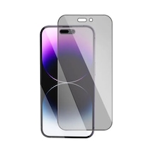 Apple iPhone 15 Uyumlu,  Privacy Hayalet Ekran Koruyucu Tam Kaplayan 5d Yandan Görünmez