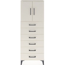 Arges Dolap 2 Raflı 6 Çekmeceli 2 Kapaklı 60x30x163 Aytaşı-ay... Aytaşı