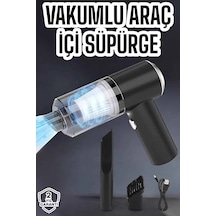 Üflemeli Güçlü Vakumlu Ev Ofis Araç Süpürgesi El Süpürgesi Şarjlı Krgltgsuzgxw794dz7q
