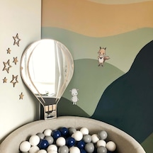 Hdrlazerdizayn Sıcak Hava Balonu Model Pleksi Ayna Çok Renkli