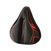 Suntek Bisiklet Sele Minderi Yumuşak Geniş Yol Bisikletleri Siyah Kırmızı