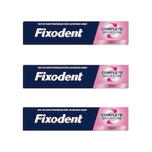 Fixodent Complete Aroma İçermez Diş Protez Yapıştırıcı Krem 3 x 47 G