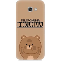 Samsung Galaxy A7 2017 Uyumlu Telefonuma Dokunma Ayıcık Desenli Silikon Kılıf