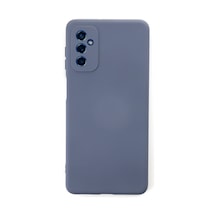 Samsung Galaxy Uyumlu - M52 5g Kılıf Nano İçi Kadife Silikon - Gri