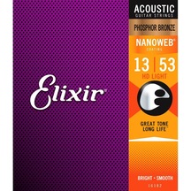 Elixir 013-053 Fosfor Bronz Akustik Gitar Teli 16182