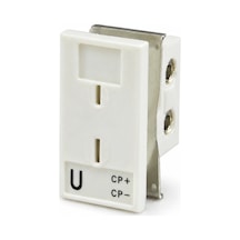 Rtd Pt100 / Pt1000 Tipi Mpj Panel Montaj Soketi 2 Pin- Dişi
