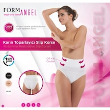 Form Angel Yüksek Bel Toparlayıcı Slip Korse Kadın Külot Ten Ten