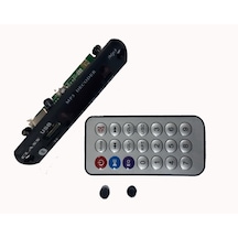 Oto Teyp Usb Aux Sd Çevirici Kart Board 12 Volt Mp3 Usb Devresi
