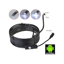 10 Metre Micro Usb ve Typec Uçlu Yılan Endoskop Kamera