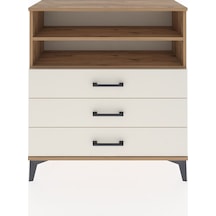 Arges Şifonyer 2 Raflı 3 Çekmeceli 88x30x96 Çam-aytaşı Çam