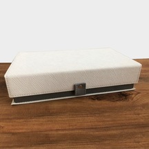 Deri Kaplamalı Mıknatıslı Bebek Organizer Ekru - 14,6 X 29,5 X 28,1 Çok Renkli