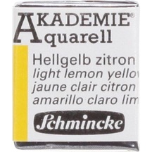 Schmincke Akademie Aquarell Yarım Tablet Sulu Boya 222 Light Lemon Yellow
