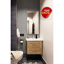 Bien Exclusıve 7600 Gri Lambri Panel Ahşap Duvar Çıtası Desenli Duvar Kağıdı 5 M² Gümüş