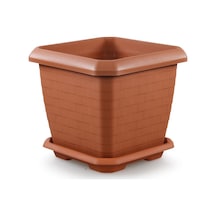 Hisar Kale Saksı 25,5 Litre - Kiremit